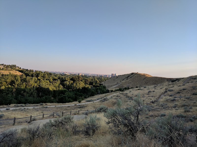Gold Hill & the Boise Basin diggings overlook