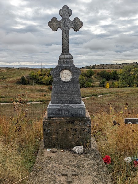 Holy Rosary Mission & Red Cloud's grave